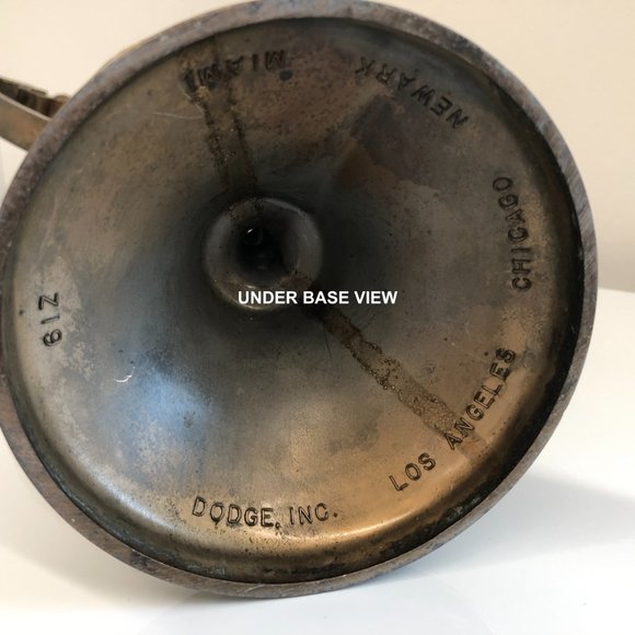 Tall Vintage Silverplate Trophy Cup - Picture 7 of 9